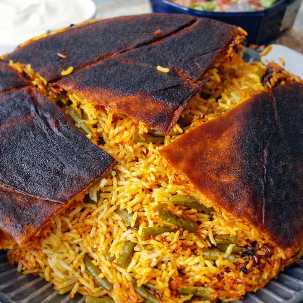 Vegetarian Green Beans Rice