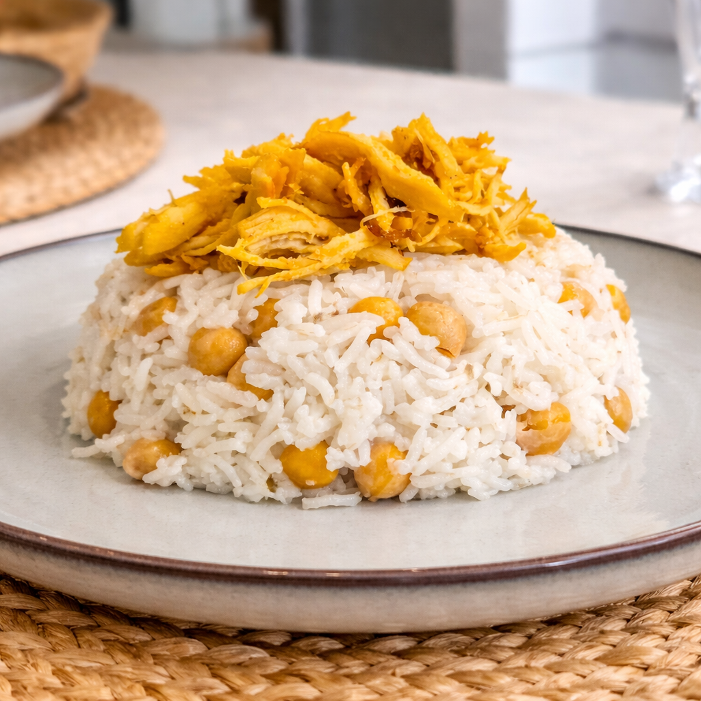 Chickpea Rice with Chicken
