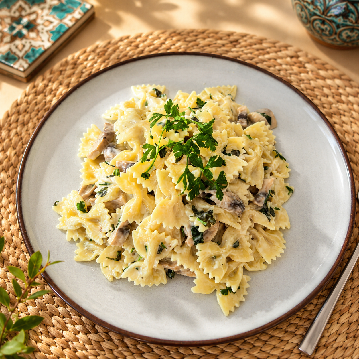 Creamy Mushroom Pasta